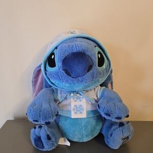 Disney Store Lilo and Stitch Winter Holiday Stitch 12" Plush Toy